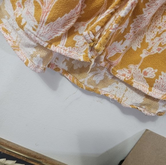 Rachel Zoe boho floral button down blouse(please see description) - Picture 4 of 7